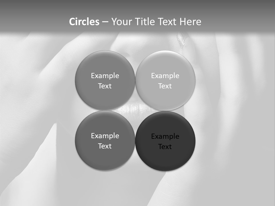 A Woman Covering Her Eyes With Her Hands PowerPoint Template