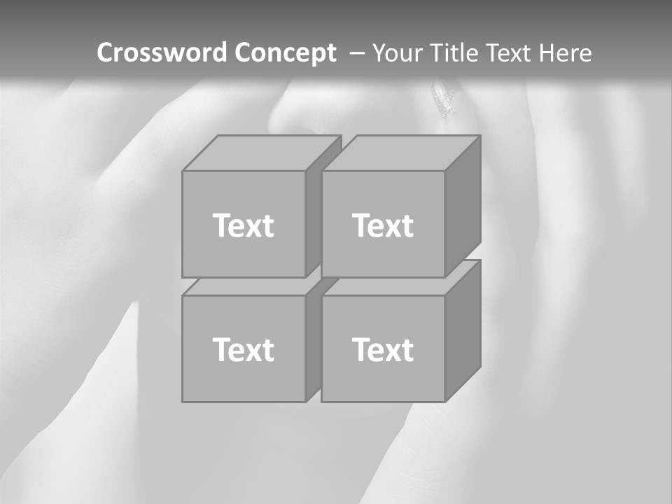 A Woman Covering Her Eyes With Her Hands PowerPoint Template