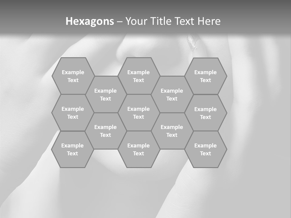 A Woman Covering Her Eyes With Her Hands PowerPoint Template