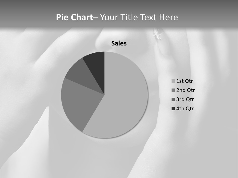 A Woman Covering Her Eyes With Her Hands PowerPoint Template