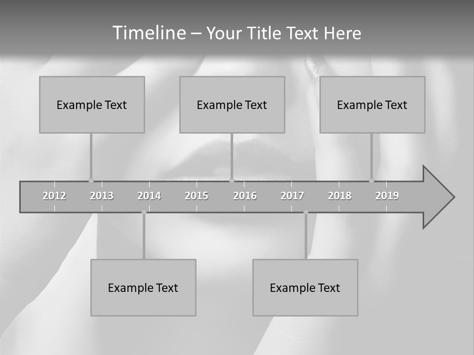 A Woman Covering Her Eyes With Her Hands PowerPoint Template