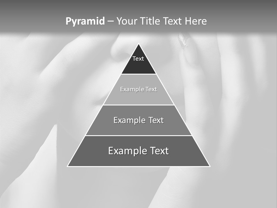 A Woman Covering Her Eyes With Her Hands PowerPoint Template