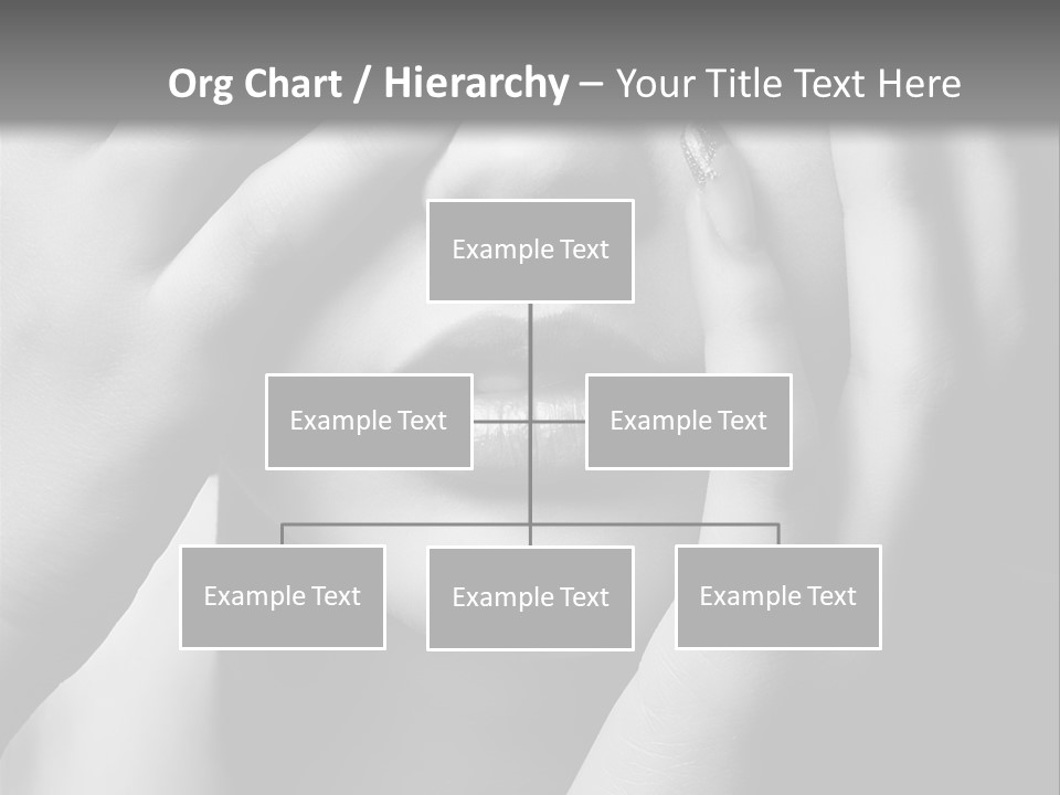 A Woman Covering Her Eyes With Her Hands PowerPoint Template