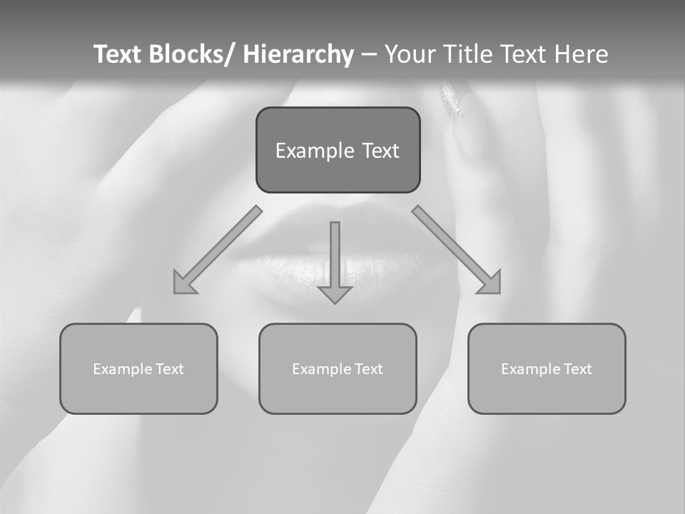A Woman Covering Her Eyes With Her Hands PowerPoint Template