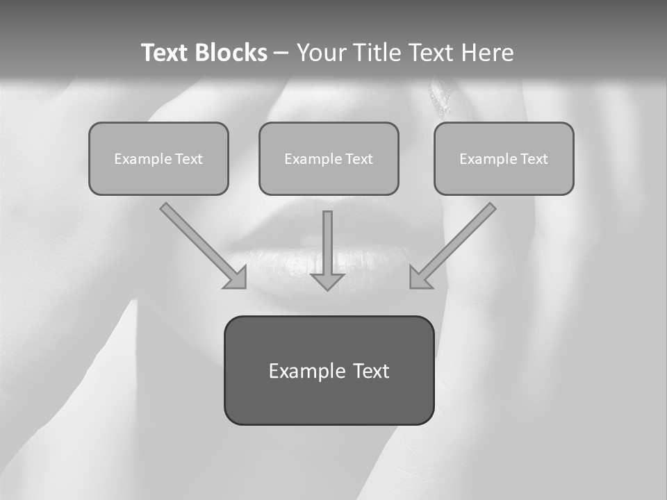 A Woman Covering Her Eyes With Her Hands PowerPoint Template