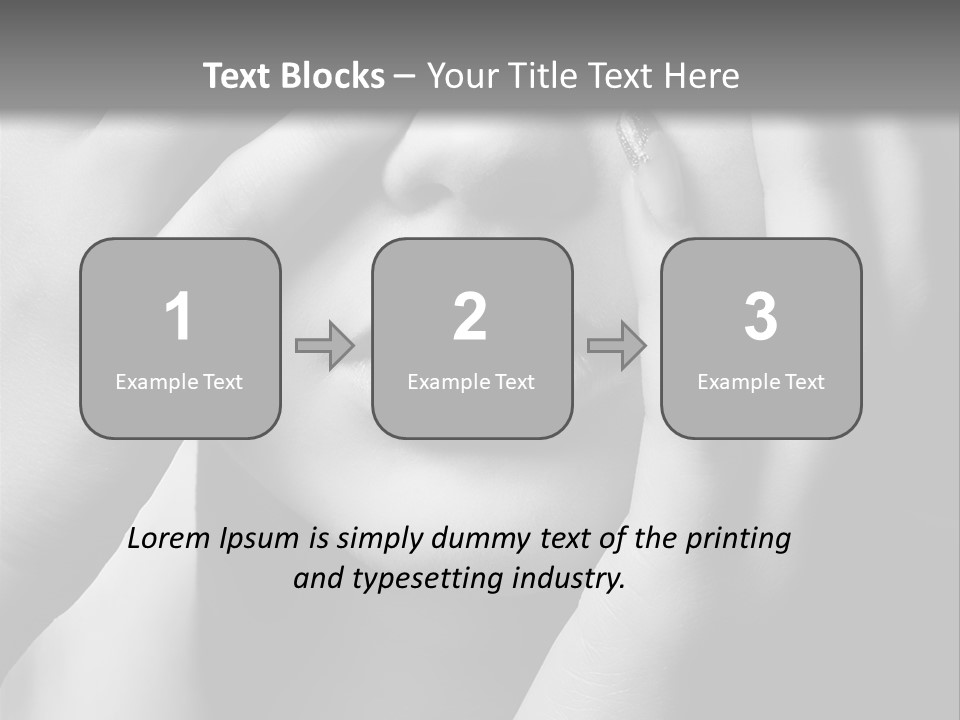 A Woman Covering Her Eyes With Her Hands PowerPoint Template