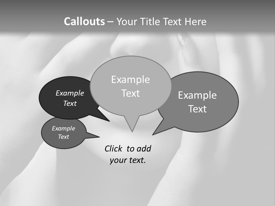 A Woman Covering Her Eyes With Her Hands PowerPoint Template