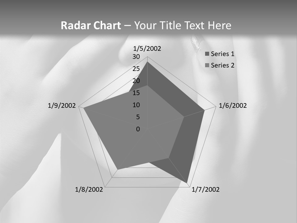 A Woman Covering Her Eyes With Her Hands PowerPoint Template