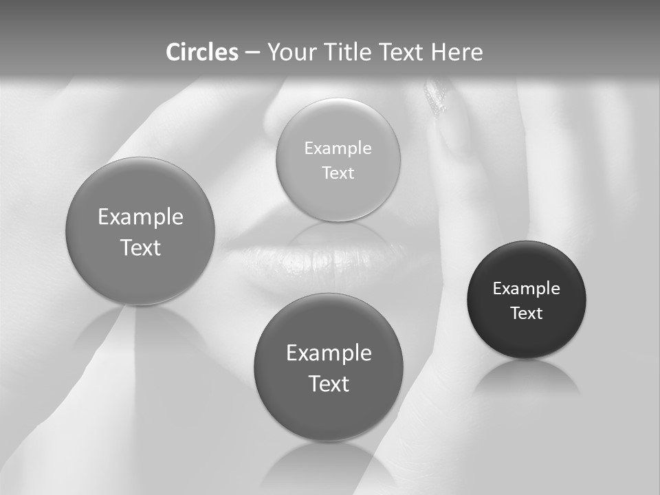 A Woman Covering Her Eyes With Her Hands PowerPoint Template