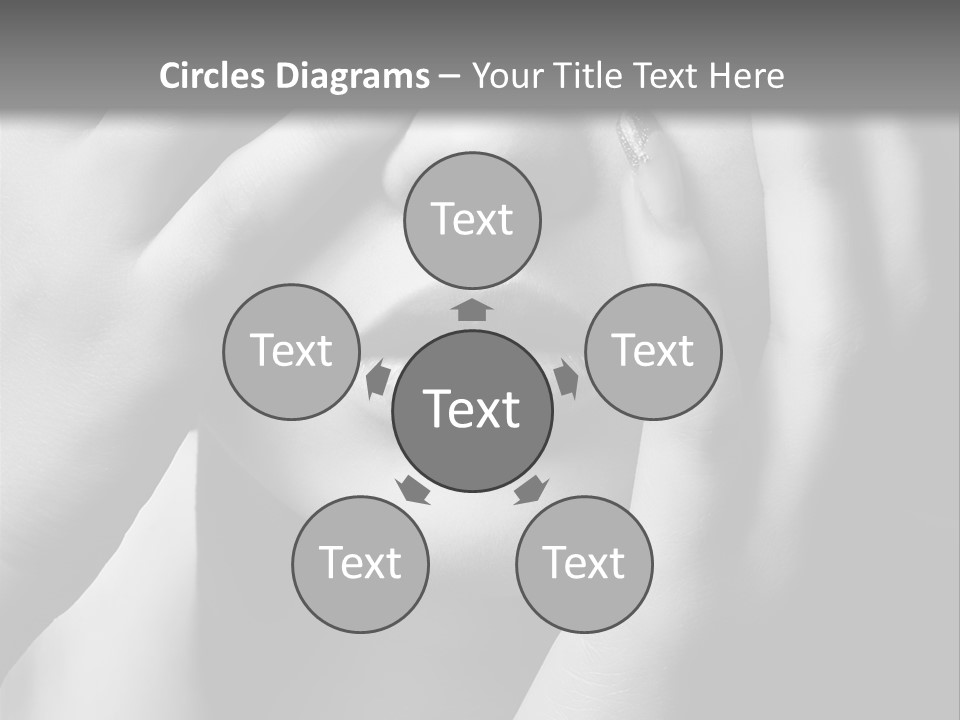 A Woman Covering Her Eyes With Her Hands PowerPoint Template