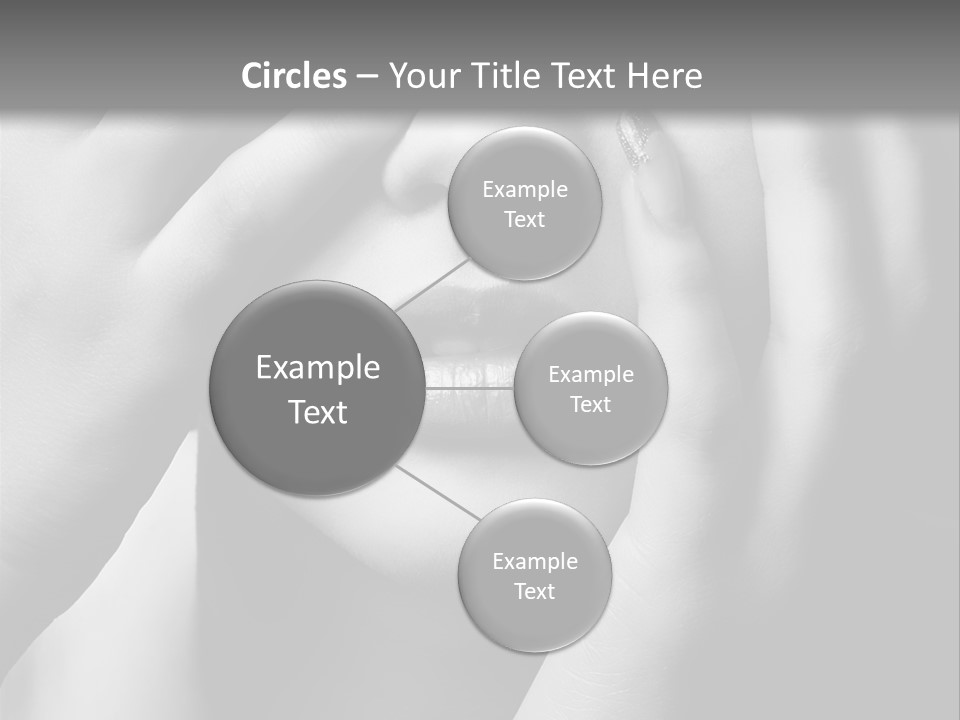 A Woman Covering Her Eyes With Her Hands PowerPoint Template