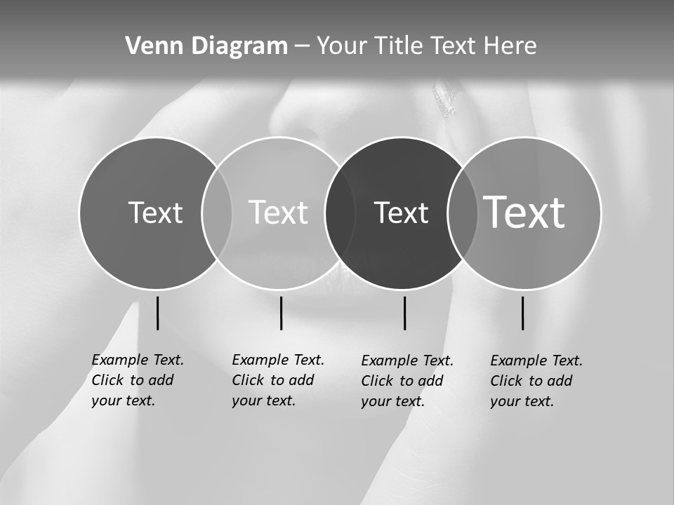 A Woman Covering Her Eyes With Her Hands PowerPoint Template