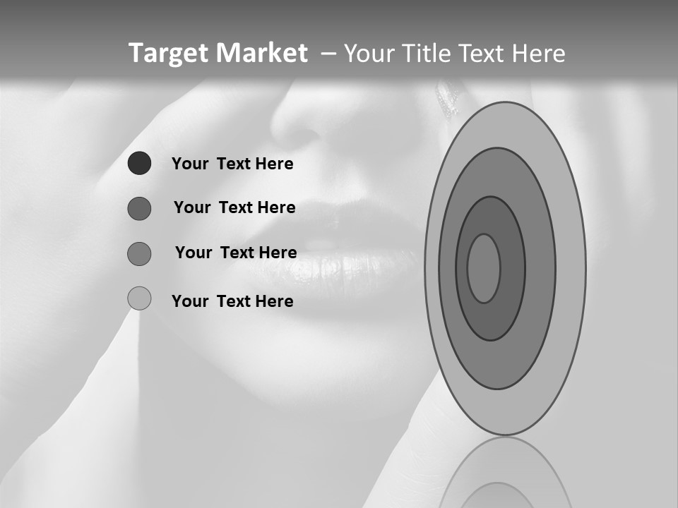 A Woman Covering Her Eyes With Her Hands PowerPoint Template