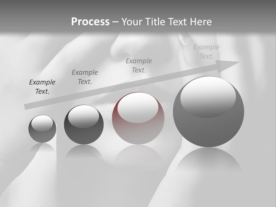 A Woman Covering Her Eyes With Her Hands PowerPoint Template