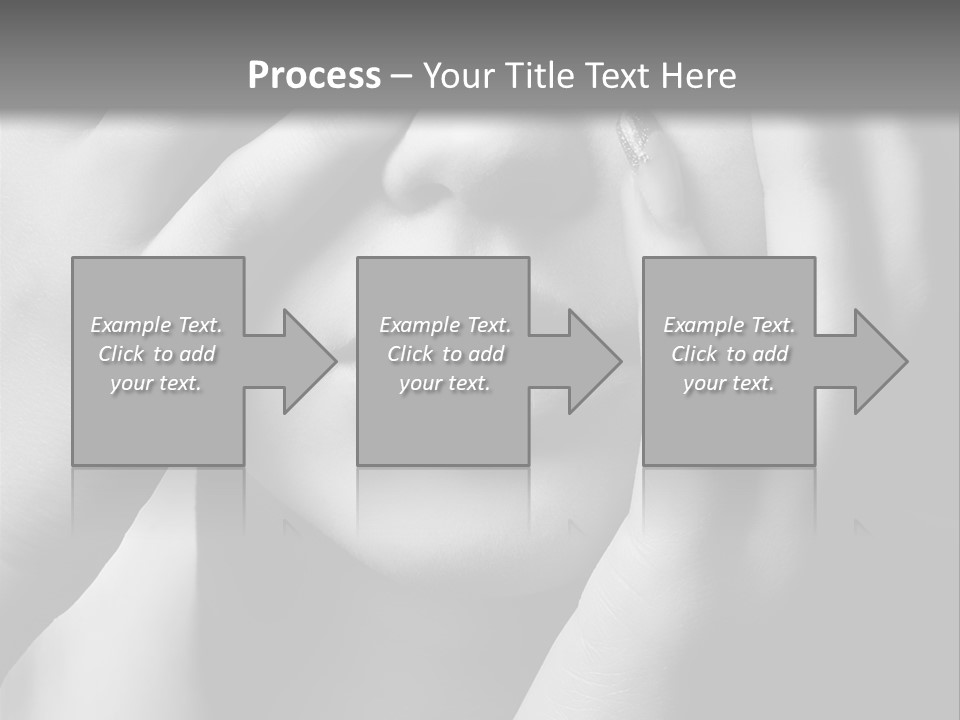 A Woman Covering Her Eyes With Her Hands PowerPoint Template
