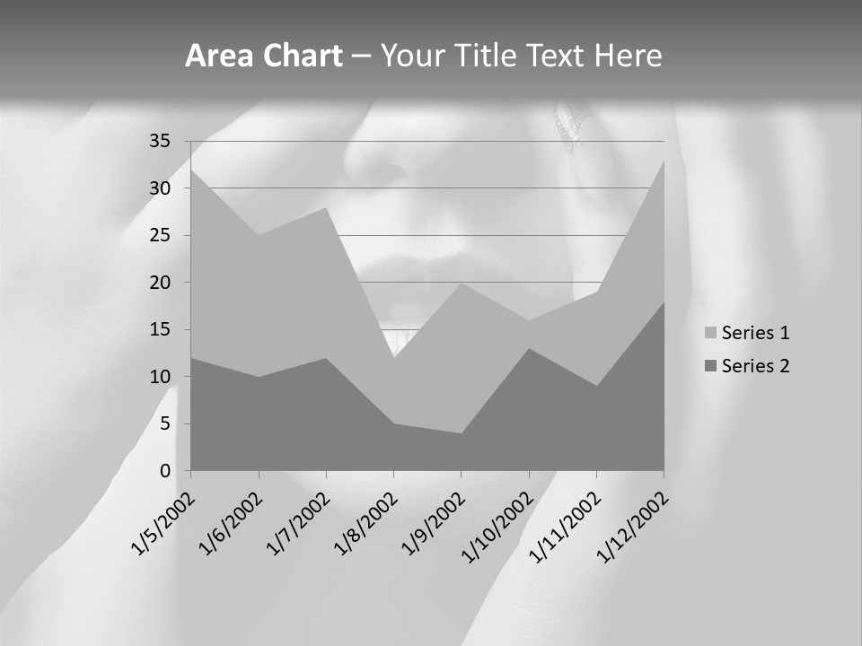 A Woman Covering Her Eyes With Her Hands PowerPoint Template