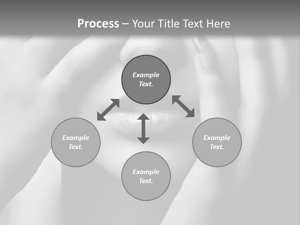 A Woman Covering Her Eyes With Her Hands PowerPoint Template