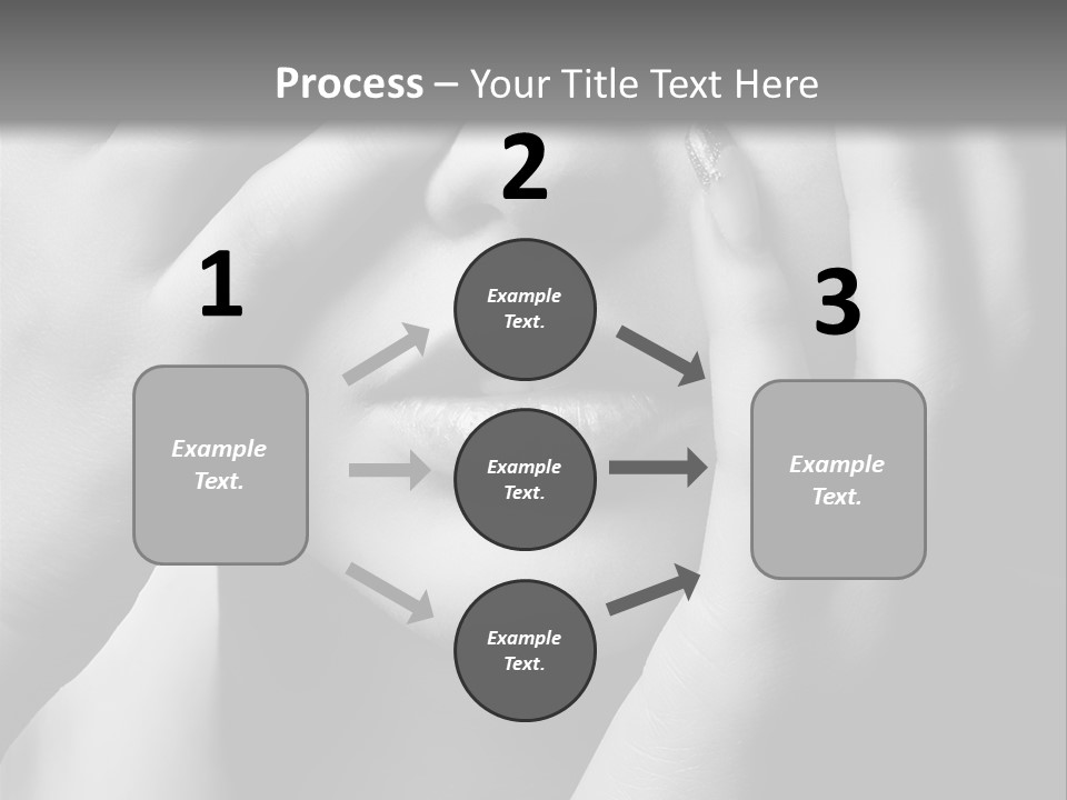 A Woman Covering Her Eyes With Her Hands PowerPoint Template