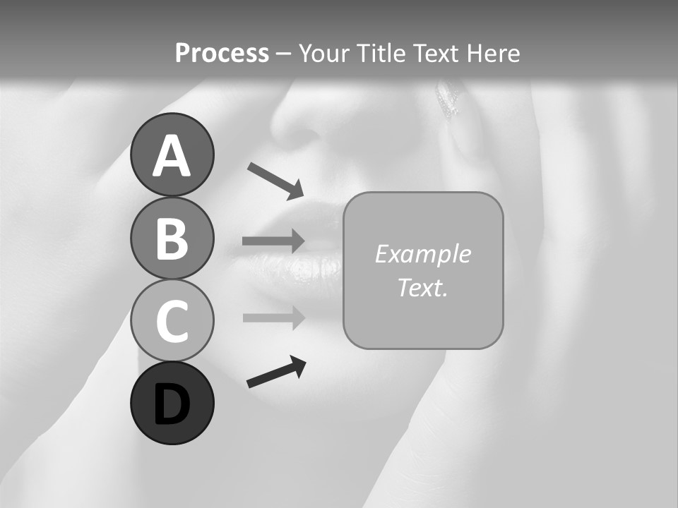 A Woman Covering Her Eyes With Her Hands PowerPoint Template