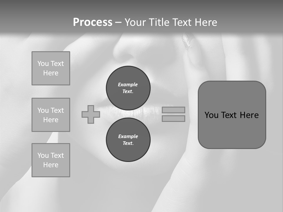 A Woman Covering Her Eyes With Her Hands PowerPoint Template