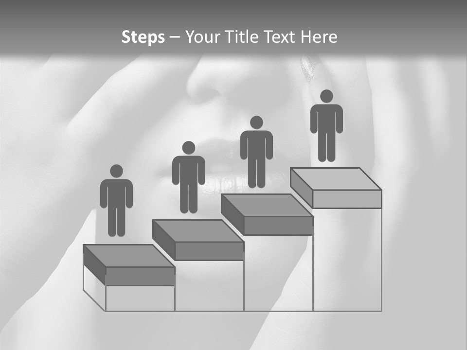 A Woman Covering Her Eyes With Her Hands PowerPoint Template