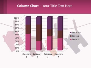 A Line Of Clothes Hanging From A Clothes Line PowerPoint Template