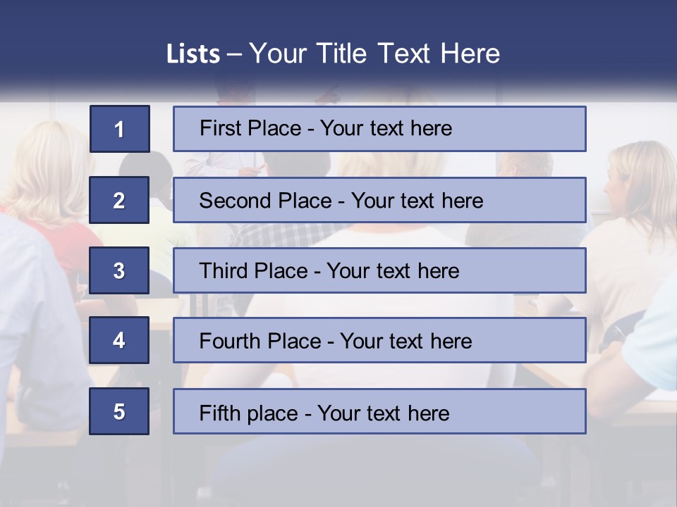 A Man Giving A Presentation To A Group Of People PowerPoint Template