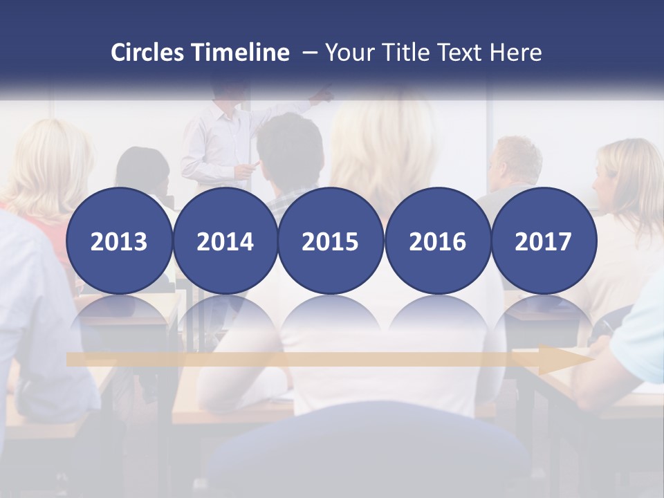 A Man Giving A Presentation To A Group Of People PowerPoint Template