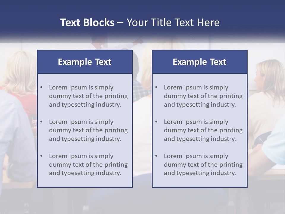 A Man Giving A Presentation To A Group Of People PowerPoint Template