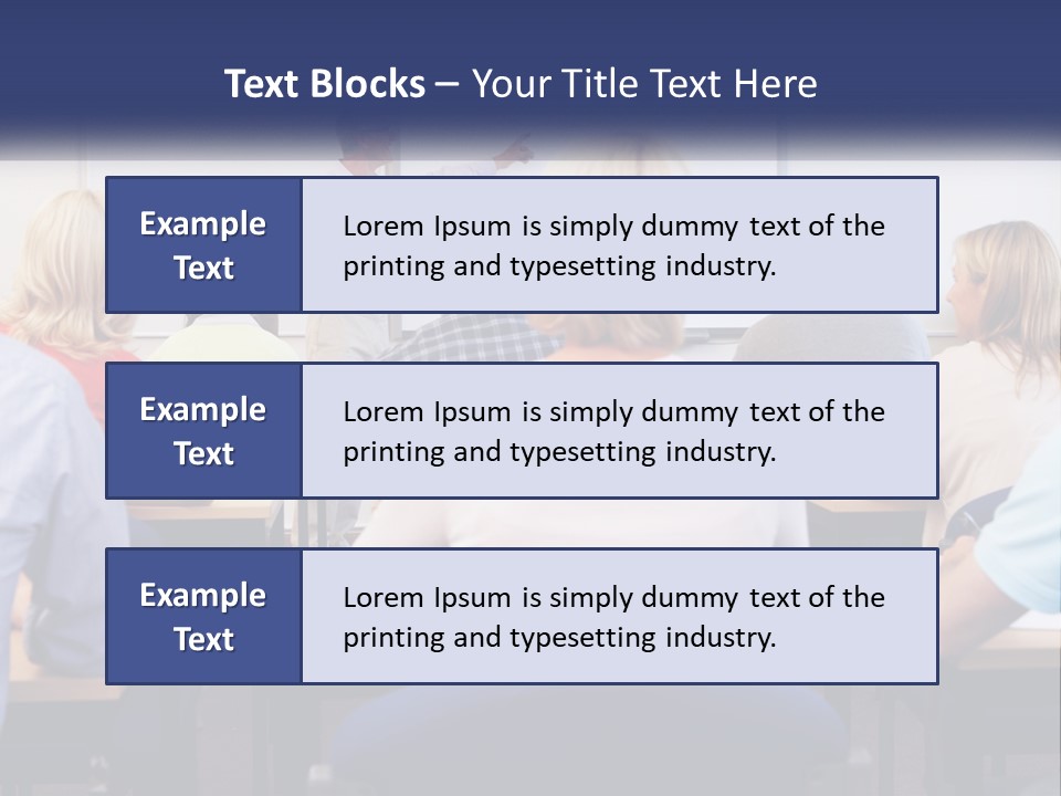 A Man Giving A Presentation To A Group Of People PowerPoint Template