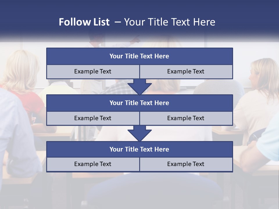 A Man Giving A Presentation To A Group Of People PowerPoint Template