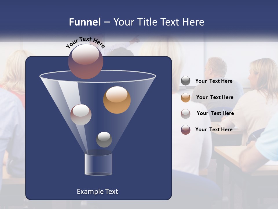 A Man Giving A Presentation To A Group Of People PowerPoint Template
