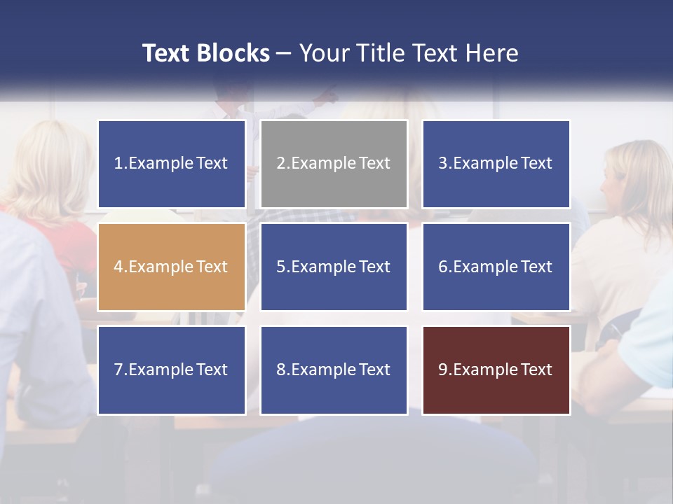 A Man Giving A Presentation To A Group Of People PowerPoint Template