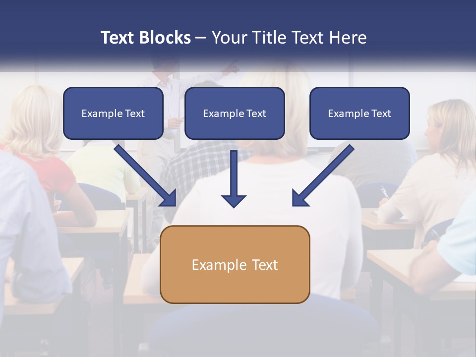 A Man Giving A Presentation To A Group Of People PowerPoint Template