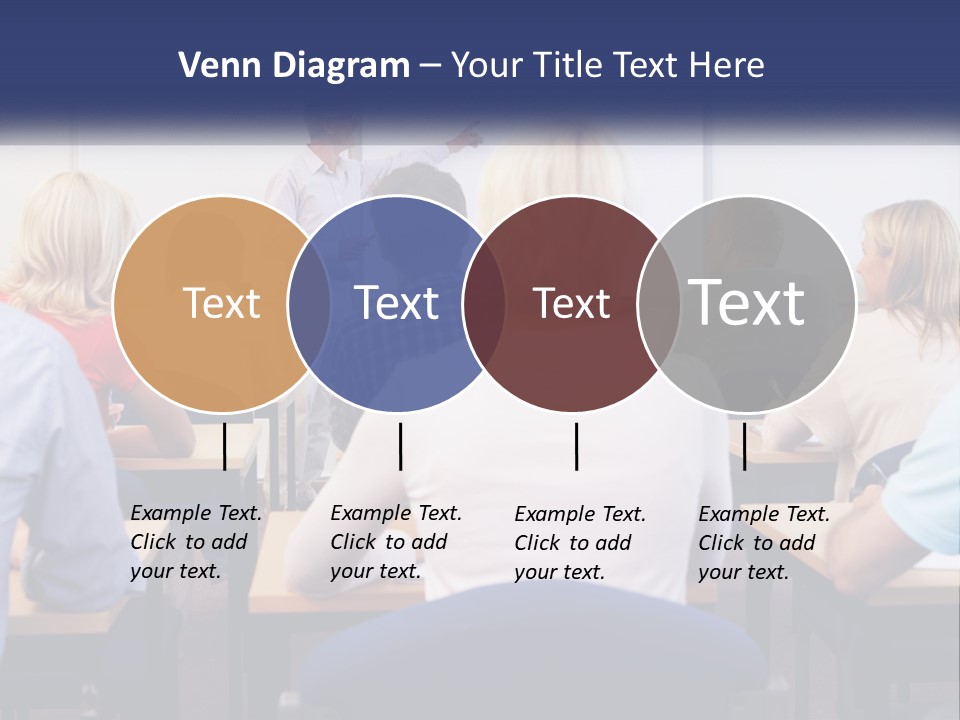 A Man Giving A Presentation To A Group Of People PowerPoint Template