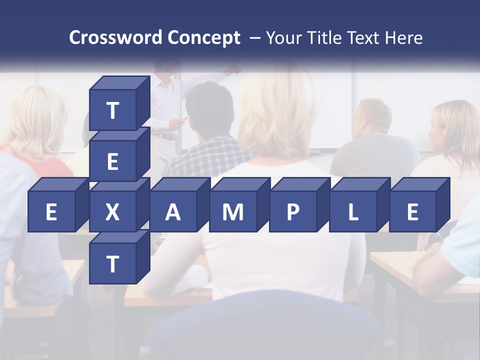 A Man Giving A Presentation To A Group Of People PowerPoint Template