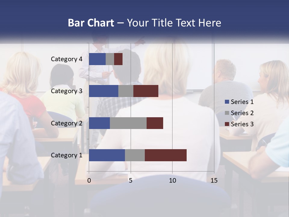 A Man Giving A Presentation To A Group Of People PowerPoint Template