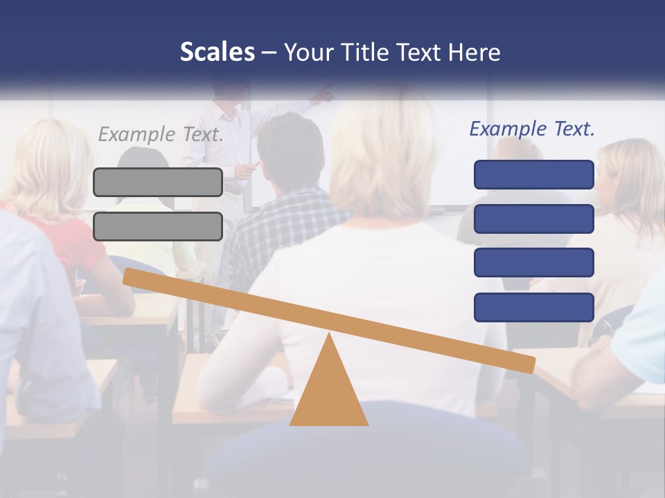 A Man Giving A Presentation To A Group Of People PowerPoint Template