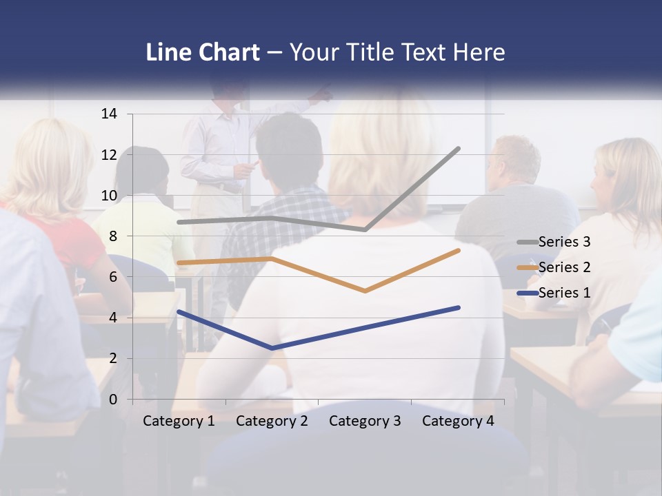 A Man Giving A Presentation To A Group Of People PowerPoint Template