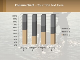 Two Children Playing In A Body Of Water PowerPoint Template