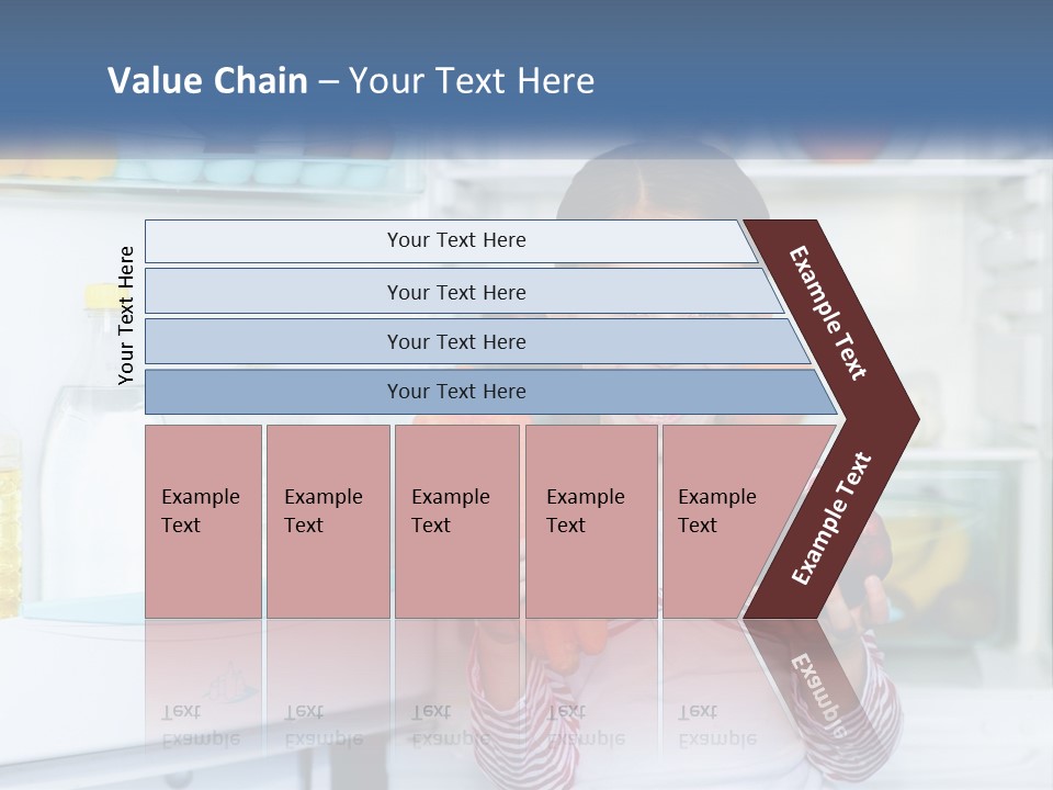 A Young Girl Holding Carrots In Front Of An Open Refrigerator PowerPoint Template