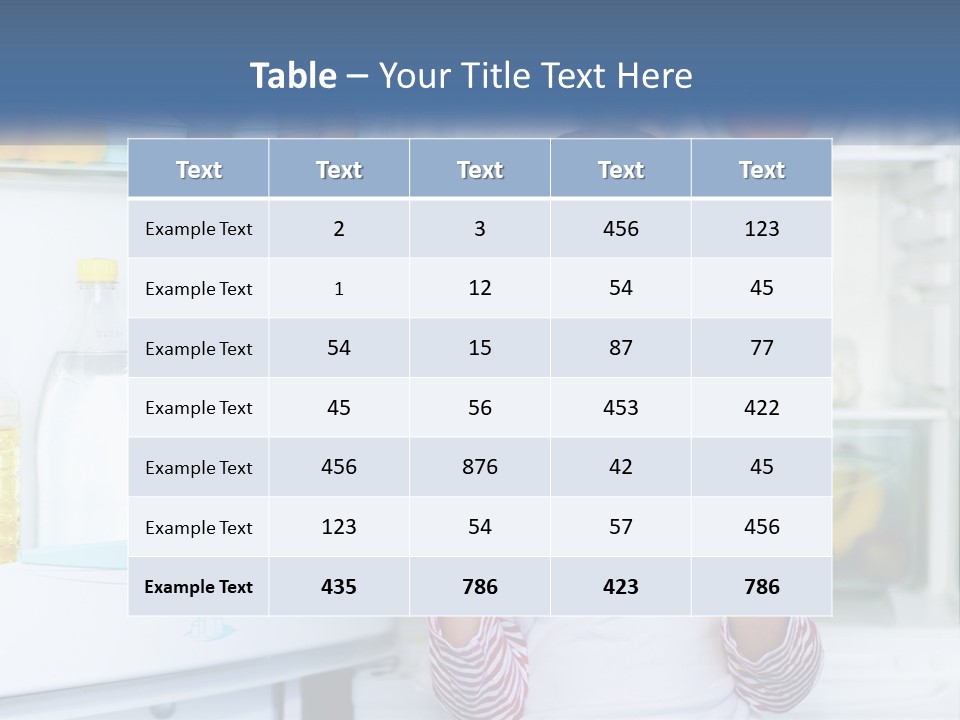 A Young Girl Holding Carrots In Front Of An Open Refrigerator PowerPoint Template