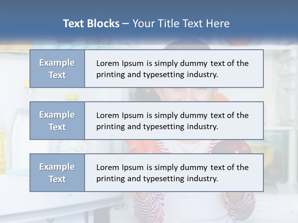 A Young Girl Holding Carrots In Front Of An Open Refrigerator PowerPoint Template