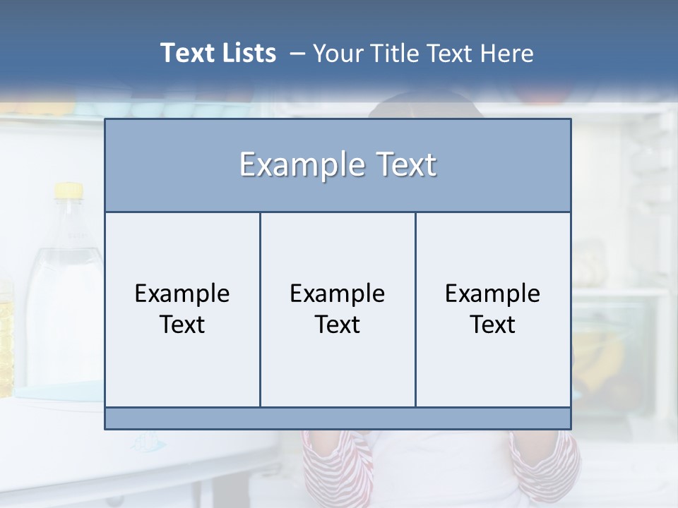 A Young Girl Holding Carrots In Front Of An Open Refrigerator PowerPoint Template