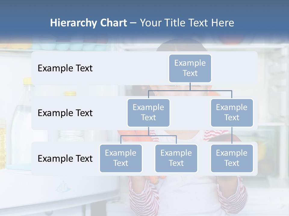 A Young Girl Holding Carrots In Front Of An Open Refrigerator PowerPoint Template
