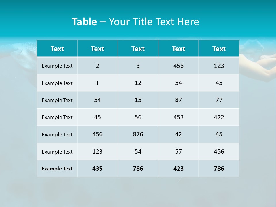 A Woman Swimming Next To A Whale In The Ocean PowerPoint Template