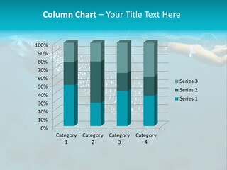 A Woman Swimming Next To A Whale In The Ocean PowerPoint Template