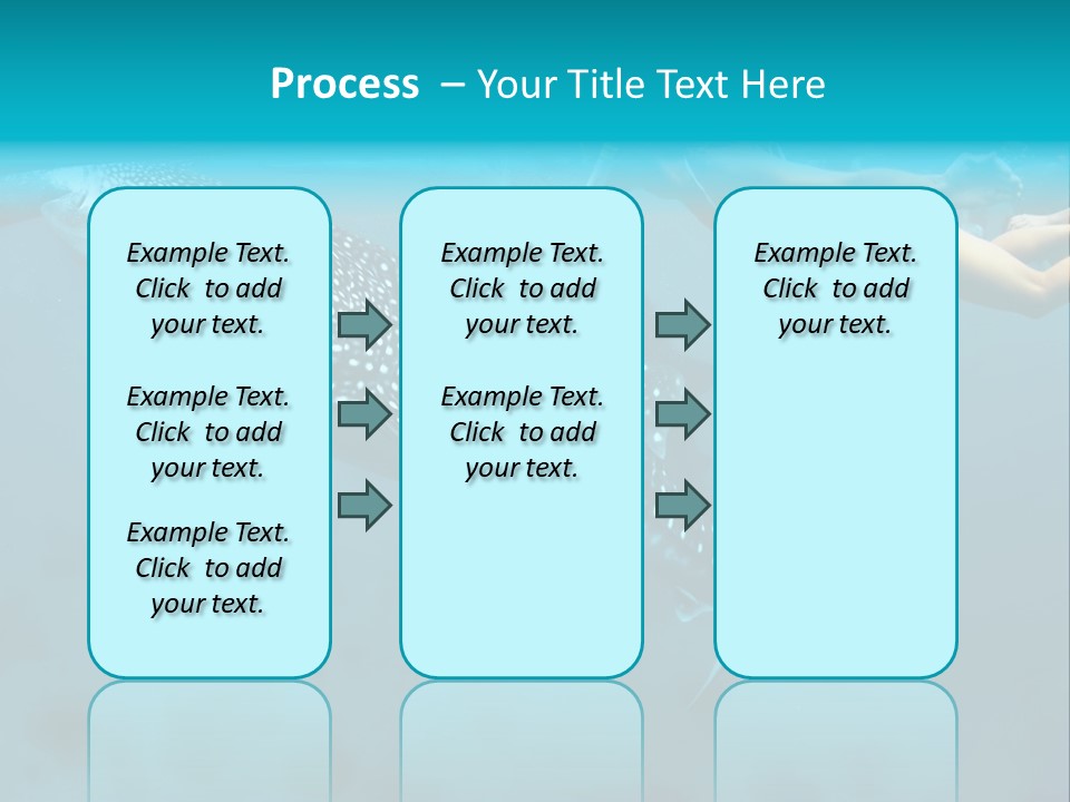 A Woman Swimming Next To A Whale In The Ocean PowerPoint Template
