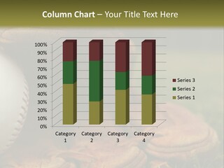 A Baseball Glove With A Ball In It On A Field PowerPoint Template