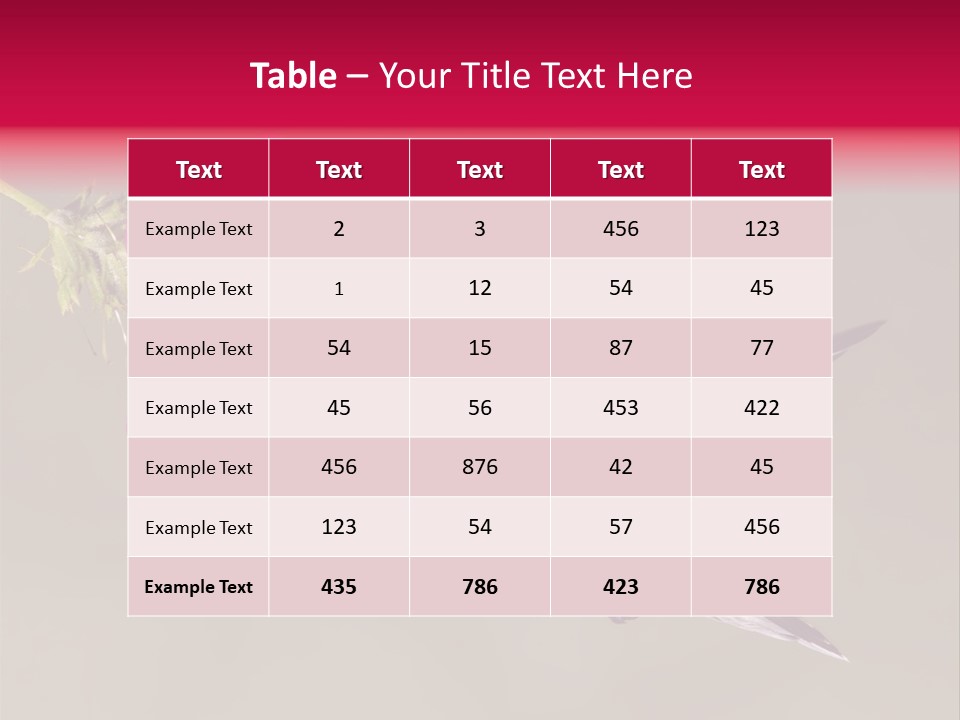 A Hummingbird Feeding From A Pink Flower PowerPoint Template